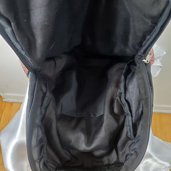 Vtg South America Backpack Patchwork Multicolor - Picture 10 of 10